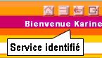 Service identifié