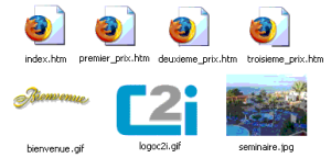 Les fichiers du site